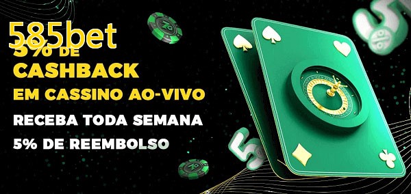 Promoções do cassino ao Vivo 585bet